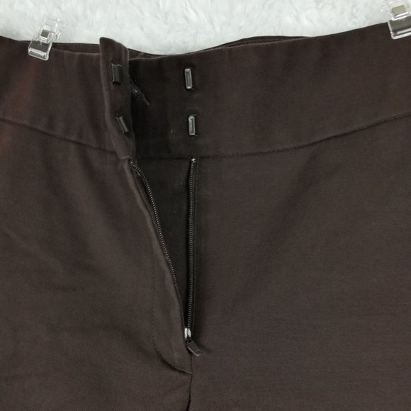 Chicos Womens Pants Trouser Tapered Brown Pocket 25 - Picture 5 of 12